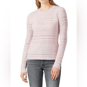 Jason Wu Light Pink Fairisle Wool Sweater Size Medium $295
